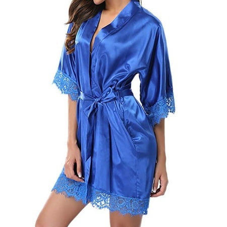 Musuos Women Lace Robe Dress Babydoll Lingerie Nightdress Nightgown Sleepwear With Belt
Musuos Women Lace Robe Dress Babydoll Lingerie Nightdress Nightgown Sleepwear With Belt