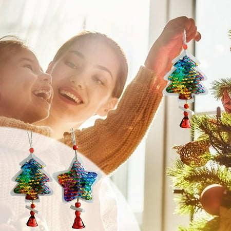 JERDAR Christmas Decorations 2PCS Christmas Decorations Christmas Tree Colored Wooden Bell Pendant Multicolor
JERDAR Christmas Decorations 2PCS Christmas Decorations Christmas Tree Colored Wooden Bell Pendant Multicolor