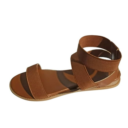 Youmylove Women Fashion Solid Color Leather Open Toe Flat Bottom Versatile Roman Sandals Summer Comfy Beach Outdoor Walking Footwear
Youmylove Women Fashion Solid Color Leather Open Toe Flat Bottom Versatile Roman Sandals Summer Comfy Beach Outdoor Walking Footwear