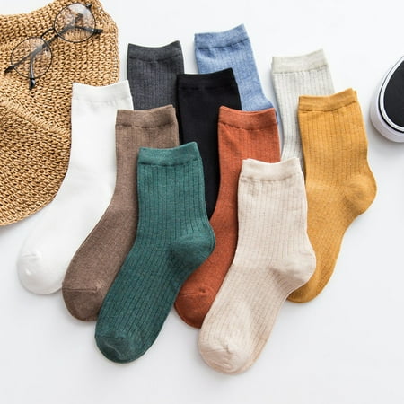 Farfi Winter Spring Solid Color Cotton Breathable Women Soft Warm Middle Tube Socks
Farfi Winter Spring Solid Color Cotton Breathable Women Soft Warm Middle Tube Socks