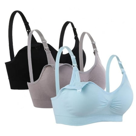 Xmarks Womens Nursing Bra for Breastfeeding Breathable Soft Seamless Clip Down Push Up Padded Maternity Bra(3-Packs)
Xmarks Womens Nursing Bra for Breastfeeding Breathable Soft Seamless Clip Down Push Up Padded Maternity Bra(3-Packs)