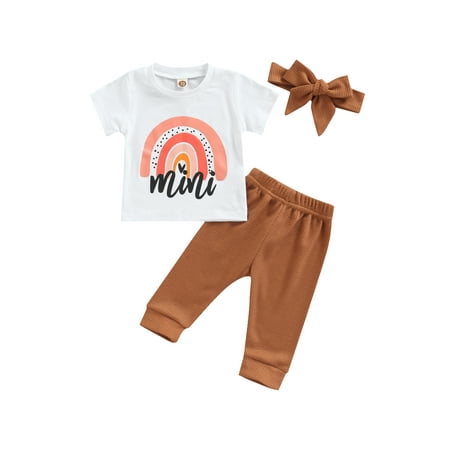 IZhansean Newborn Infant Baby Girls Clothes Rainbow T-shirt Pants Summer Outfits White 18-24 Months
IZhansean Newborn Infant Baby Girls Clothes Rainbow T-shirt Pants Summer Outfits White 18-24 Months