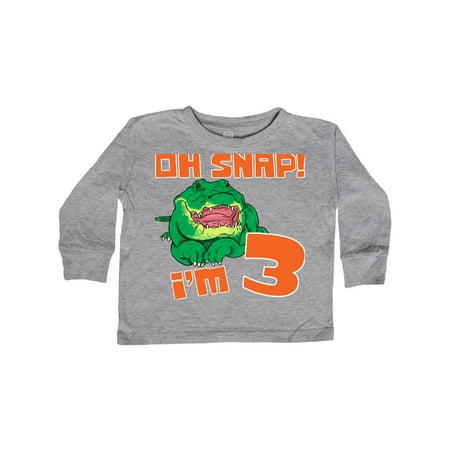 Inktastic Oh Snap! I m 3 Cute Green Alligator Gift Toddler Boy or Toddler Girl Long Sleeve T-Shirt
Inktastic Oh Snap! I m 3 Cute Green Alligator Gift Toddler Boy or Toddler Girl Long Sleeve T-Shirt