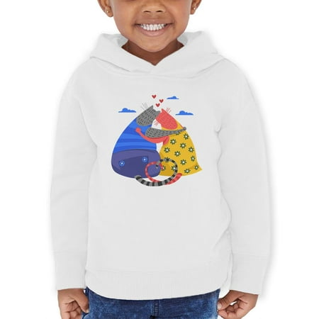 Cat Couple In Love Hoodie Toddler -Image by Shutterstock 5 Toddler 
Cat Couple In Love Hoodie Toddler -Image by Shutterstock 5 Toddler