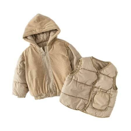 Aompmsdx Toddler Boys Winter Long Sleeve Thicken Solid Colour Warm Vest With Coat Jacket Outwear 2Pcs Outfits Clothes Set Blackhello Kitty
Aompmsdx Toddler Boys Winter Long Sleeve Thicken Solid Colour Warm Vest With Coat Jacket Outwear 2Pcs Outfits Clothes Set Blackhello Kitty