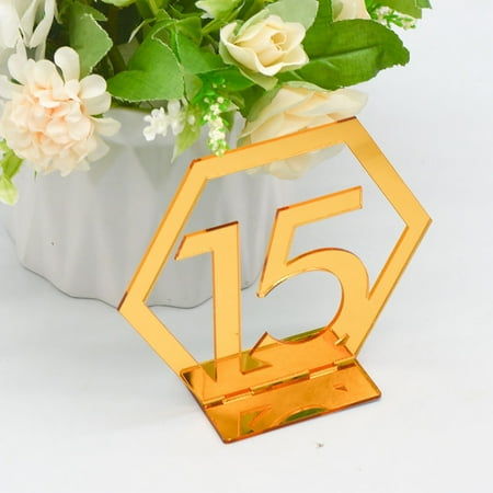 Home Decor Three Dimensionals Gold And Silver Acrylic Wedding Digital Table Number Card Table Seat Card Mirror Table Ornaments
Home Decor Three Dimensionals Gold And Silver Acrylic Wedding Digital Table Number Card Table Seat Card Mirror Table Ornaments