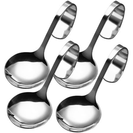 FRCOLOR 4pcs Stainless Steel Curved Handle Spoons Western Food Salad Scoops Party Supply
FRCOLOR 4pcs Stainless Steel Curved Handle Spoons Western Food Salad Scoops Party Supply