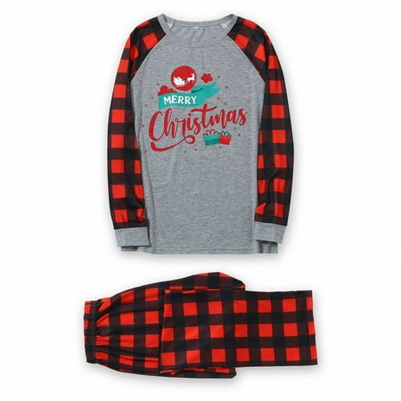 Christmas Gifts Christmas Women Mommy Printed Top+Plaid Pants Xmas Family Matching Pajamas Set Cotton Blends Grey M
Christmas Gifts Christmas Women Mommy Printed Top+Plaid Pants Xmas Family Matching Pajamas Set Cotton Blends Grey M