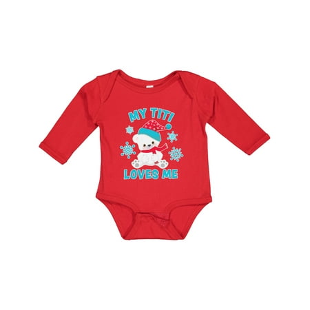 Inktastic Polar Bear My Titi Loves Me Gift Baby Boy or Baby Girl Long Sleeve Bodysuit
Inktastic Polar Bear My Titi Loves Me Gift Baby Boy or Baby Girl Long Sleeve Bodysuit