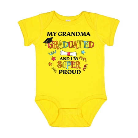 Inktastic My Grandma Graduated and I m Super Proud Gift Baby Boy or Baby Girl Bodysuit
Inktastic My Grandma Graduated and I m Super Proud Gift Baby Boy or Baby Girl Bodysuit