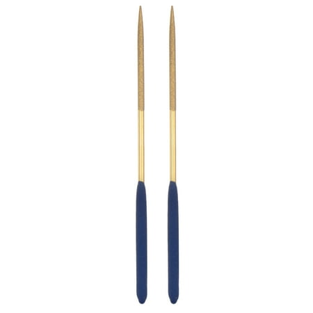 Uxcell 3mm x 140mm Titanium Coated Round Diamond Needle Files with TPU Handle 2 Pack
Uxcell 3mm x 140mm Titanium Coated Round Diamond Needle Files with TPU Handle 2 Pack
