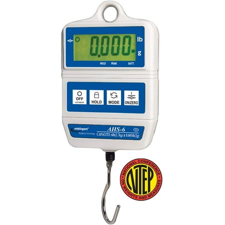 Intelligent AHS-15 Digital Hanging Scale 15 lb x 0.01 lb NTEP
Intelligent AHS-15 Digital Hanging Scale 15 lb x 0.01 lb NTEP