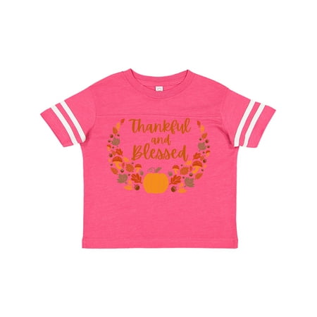 Inktastic Thankful and Blessed Pumpkin and Fall Leaves Gift Toddler Boy or Toddler Girl T-Shirt
Inktastic Thankful and Blessed Pumpkin and Fall Leaves Gift Toddler Boy or Toddler Girl T-Shirt