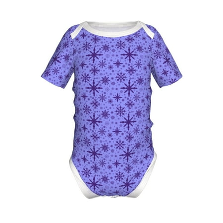 Yiaed Purple Snowflake Elegance Print Infant Climbing Short Sleeve Onesie One-Piece Baby Bodysuit Clothes 0-12 Months -12 Months
Yiaed Purple Snowflake Elegance Print Infant Climbing Short Sleeve Onesie One-Piece Baby Bodysuit Clothes 0-12 Months -12 Months