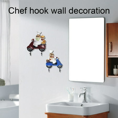 jiaroswwei Individuality Wall Hanger 3D Effect Cartoon Pattern Chef Shape Hanger Hook for Restaurant 
jiaroswwei Individuality Wall Hanger 3D Effect Cartoon Pattern Chef Shape Hanger Hook for Restaurant