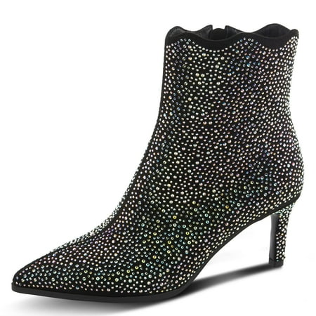 Azura Women s Sparks Heeled Boots Black EU 40 / US 9