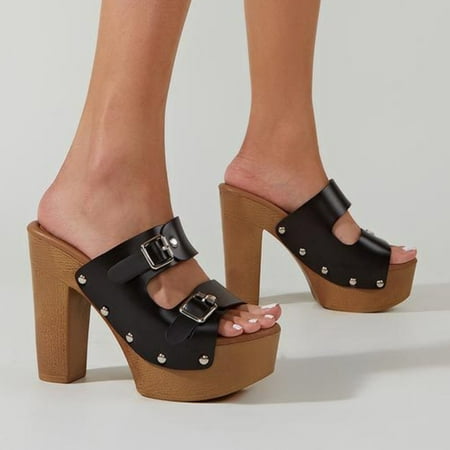 XIAQUJ Women Mid Block Heels Court Shoes Womens Platform Sandals Party Shoes Ladies Round Head Dress Office Pumps Sandals for Women Black 8(40)
XIAQUJ Women Mid Block Heels Court Shoes Womens Platform Sandals Party Shoes Ladies Round Head Dress Office Pumps Sandals for Women Black 8(40)