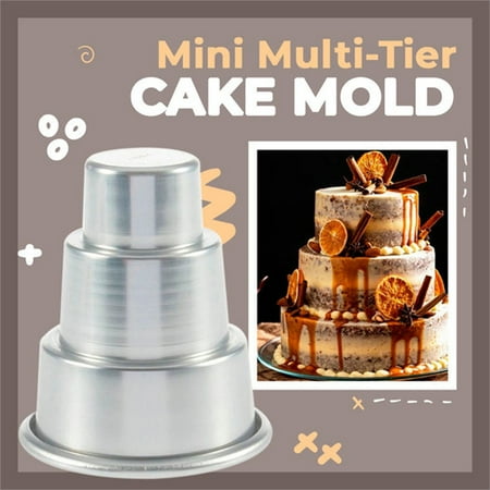 3 Layer Aluminum Alloy Cake Mold 3 Layer Wedding Cake Cup Round Diy Baking Tool
3 Layer Aluminum Alloy Cake Mold 3 Layer Wedding Cake Cup Round Diy Baking Tool