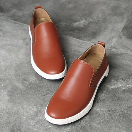 Cathalem Mens Leather Shoes Casual Hand Sewn Leisure Color Shoes Business Men s Leather Four Style Slip Proof Shoes Men Work Brown 8.5
Cathalem Mens Leather Shoes Casual Hand Sewn Leisure Color Shoes Business Men s Leather Four Style Slip Proof Shoes Men Work Brown 8.5