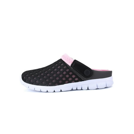 Woobling Unisex Clogs Slip On Mules Summer Beach Sandals Adult Slippers Mesh Casual Shoes Adjustable Strap Non-slip Black and Pink 5
Woobling Unisex Clogs Slip On Mules Summer Beach Sandals Adult Slippers Mesh Casual Shoes Adjustable Strap Non-slip Black and Pink 5