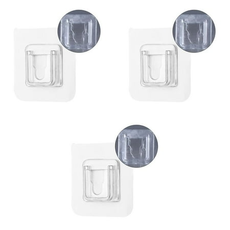 Wall Hook Plastic Double Side Storage Holders Self Stick Wall Hanger Bathroom Waterproof Wall Holder 3 Pairs
Wall Hook Plastic Double Side Storage Holders Self Stick Wall Hanger Bathroom Waterproof Wall Holder 3 Pairs