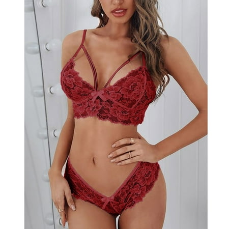 CFXNMZGR Sleepwear For Womens Pajamas For Women Plus Size Lingerie Corset Lace Floral Bralette Bra Two Piece Underwear
CFXNMZGR Sleepwear For Womens Pajamas For Women Plus Size Lingerie Corset Lace Floral Bralette Bra Two Piece Underwear