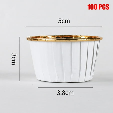 100pcs Aluminum Foil Cupcake Paper Cupcake Liner Baking Cups Muffin Cupcake Paper Cups New
100pcs Aluminum Foil Cupcake Paper Cupcake Liner Baking Cups Muffin Cupcake Paper Cups New