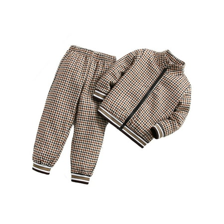 Casual Gingham Funnel Neck Long Sleeve Multicolor Toddler Boy Two-piece Outfits ( Boy s)
Casual Gingham Funnel Neck Long Sleeve Multicolor Toddler Boy Two-piece Outfits ( Boy s)