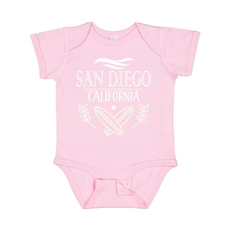 Inktastic San Diego California Cute Surfing Gift Baby Boy or Baby Girl Bodysuit