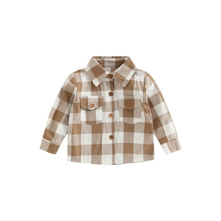 LWXQWDS Baby Boy Girl Plaid Tops Long Sleeve Button Down Buffalo Plaid Flannel Shirt
LWXQWDS Baby Boy Girl Plaid Tops Long Sleeve Button Down Buffalo Plaid Flannel Shirt