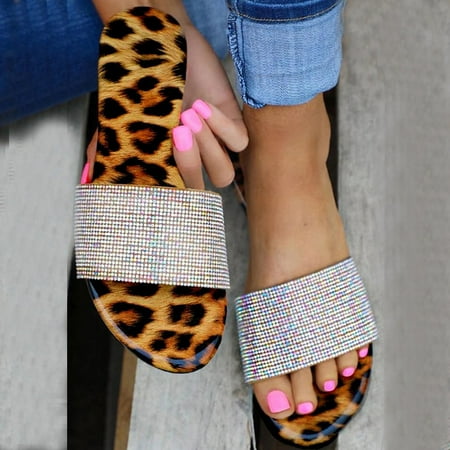 〖Yilirongyumm〗 Yellow 35 Slippers For Women Flip-Flops Leopard Printed Rhinestone Casual Beach Shoes Flats Slippers
〖Yilirongyumm〗 Yellow 35 Slippers For Women Flip-Flops Leopard Printed Rhinestone Casual Beach Shoes Flats Slippers