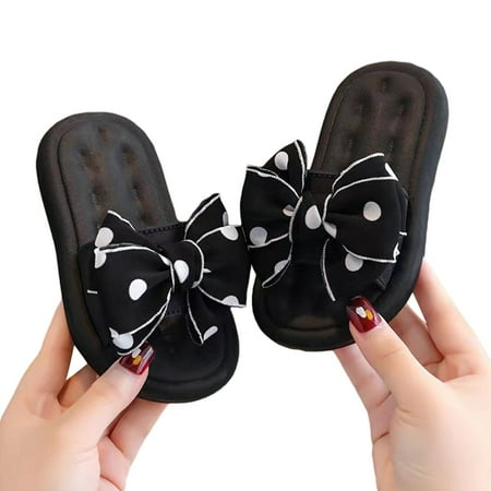 Kids Baby Girls Cloud Slippers Soft Sole Non-slip Toddler Princess Slide Sandals with Bow Summer Beach Shoes
Kids Baby Girls Cloud Slippers Soft Sole Non-slip Toddler Princess Slide Sandals with Bow Summer Beach Shoes