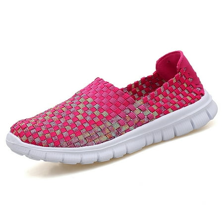 Multicolor Plaid Weaving Loafers Breathable Elastic Soft Sole Flat Running Sneakers Women‘s Casual Footwear
Multicolor Plaid Weaving Loafers Breathable Elastic Soft Sole Flat Running Sneakers Women‘s Casual Footwear