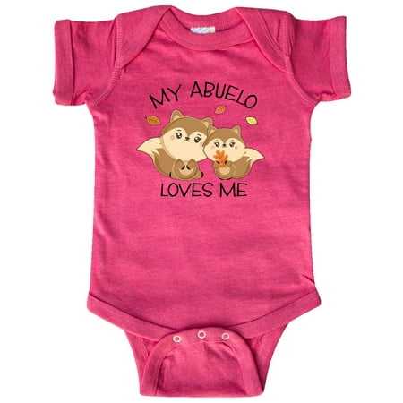 Inktastic My Abuelo Loves Me with Cute Squirrels in Autumn Gift Baby Boy or Baby Girl Bodysuit
Inktastic My Abuelo Loves Me with Cute Squirrels in Autumn Gift Baby Boy or Baby Girl Bodysuit