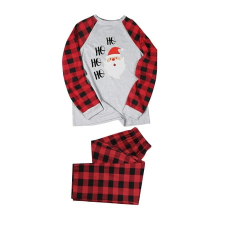 Matching Family Pajamas Sets Christmas Sleepwear Plaid Printed Long Sleeve Tee And Bottom Loungewear (Dad)
Matching Family Pajamas Sets Christmas Sleepwear Plaid Printed Long Sleeve Tee And Bottom Loungewear (Dad)