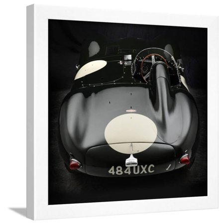 1956 Jaguar D type Framed Print Wall Art