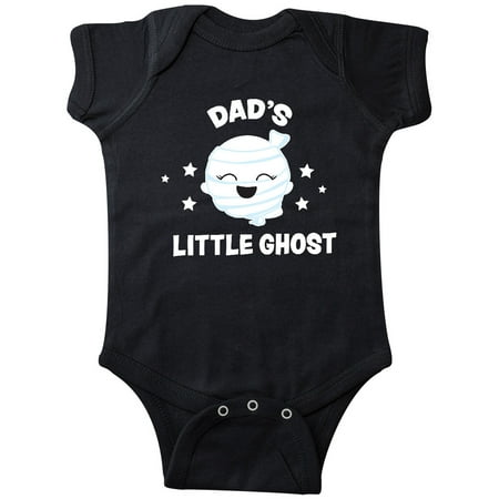 Inktastic Cute Dad s Little Ghost with Stars Gift Baby Girl Bodysuit