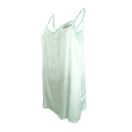 Betsey Johnson Women s Mrs. V-Neck Chemise Nightgown (M Blue)