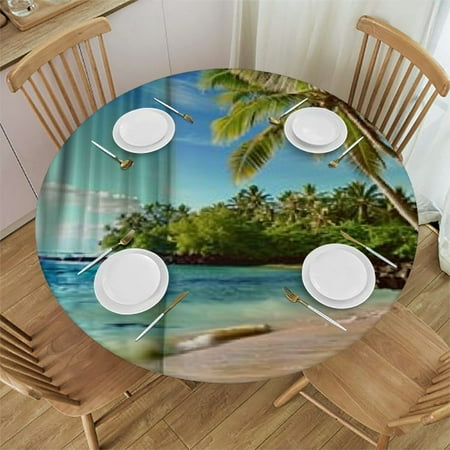 PALNKART Palm Trees Round Table Cover Stain Resistant Washable Indoor Outdoor Tablecloth Kitchen Dining Wedding Parties Full Width Single-Sided Printing 100% Polyester Fiber 31-35
PALNKART Palm Trees Round Table Cover Stain Resistant Washable Indoor Outdoor Tablecloth Kitchen Dining Wedding Parties Full Width Single-Sided Printing 100% Polyester Fiber 31-35