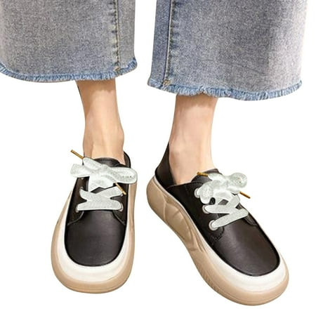 Cathalem Comfort Shoes for Women Casual Thick Soled Lace Up Shoes Women s Leather Sports Shoes Women Casual Shoe Combo Offer Black 6.50
Cathalem Comfort Shoes for Women Casual Thick Soled Lace Up Shoes Women s Leather Sports Shoes Women Casual Shoe Combo Offer Black 6.50