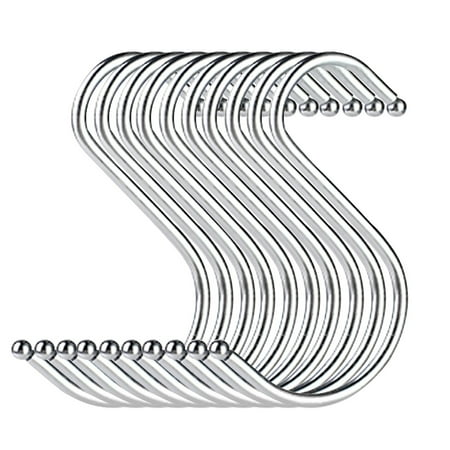 10pcs S Shape Hook Clothes Robe Pants Tool Sausage Hanging Metal Hanger Hooks Assorted Set
10pcs S Shape Hook Clothes Robe Pants Tool Sausage Hanging Metal Hanger Hooks Assorted Set