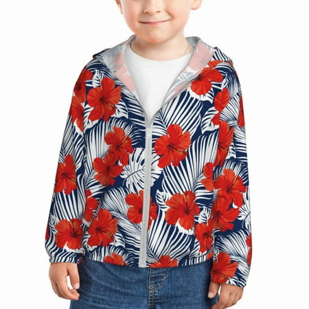 Gaeub Leaves And Flowers Print Athletic Sun Protection Hoodie for Kids Long Sleeve Outdoor UV Shirt Running Fishing Top for Boys Girls-5 Years
Gaeub Leaves And Flowers Print Athletic Sun Protection Hoodie for Kids Long Sleeve Outdoor UV Shirt Running Fishing Top for Boys Girls-5 Years
