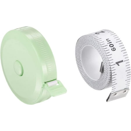 2pcs Soft Tape Measure Set 200cm/79 Double Side Retractable Measuring Ruler for Body Cloth Sewing Nordic Green White
2pcs Soft Tape Measure Set 200cm/79 Double Side Retractable Measuring Ruler for Body Cloth Sewing Nordic Green White