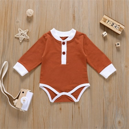 NIUREDLTD Babys Girls Boys Patchwork Spring Winter Long Sleeve Collar Romper Bodysuit Clothes
NIUREDLTD Babys Girls Boys Patchwork Spring Winter Long Sleeve Collar Romper Bodysuit Clothes