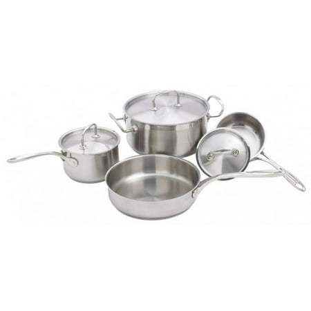 Winco SPC-7H 7-Piece Stainless Steel Cookware Set