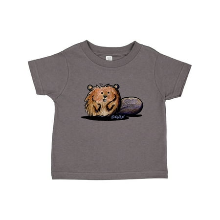 Inktastic KiniArt Beaver Gift Toddler Boy or Toddler Girl T-Shirt