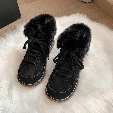 eczipvz Womens Shoes Women s Winter Velvet Thickened Warm Versatile Lace Up Non Slip Thick Soled Snow Boots Bare Snow Boots Women (Black 8.5)
eczipvz Womens Shoes Women s Winter Velvet Thickened Warm Versatile Lace Up Non Slip Thick Soled Snow Boots Bare Snow Boots Women (Black 8.5)