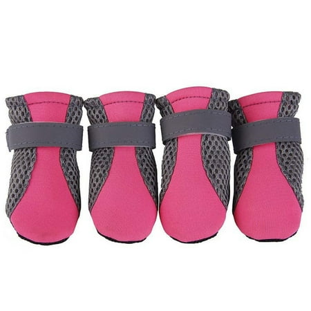 CUH Cats Fashion Pet Supplies One Fixed Strap Soft Outdoor Warm Paw Protector Mesh Animal Running Dog Shoes Pink L
CUH Cats Fashion Pet Supplies One Fixed Strap Soft Outdoor Warm Paw Protector Mesh Animal Running Dog Shoes Pink L
