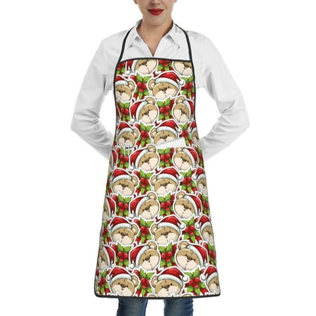 Sikiie Christmas Hat bear Aprons for Kitchen Cooking Aprons Chef Apron for Men Women Chef
Sikiie Christmas Hat bear Aprons for Kitchen Cooking Aprons Chef Apron for Men Women Chef