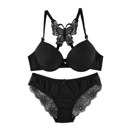 Cathalem 34 Underwear Womens Underwear Set Detachable Double Straps Underwear Set Boxers plus Underwear Black Large
Cathalem 34 Underwear Womens Underwear Set Detachable Double Straps Underwear Set Boxers plus Underwear Black Large